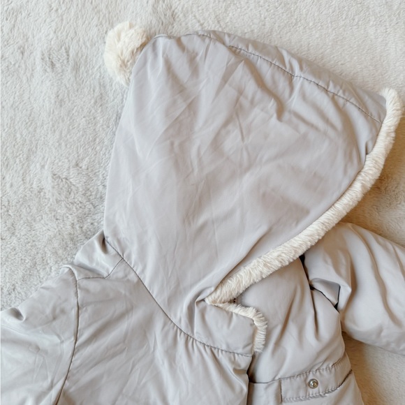 Zara Baby Girl Faux Fur Lined Puffer Jacket - Picture 5 of 7